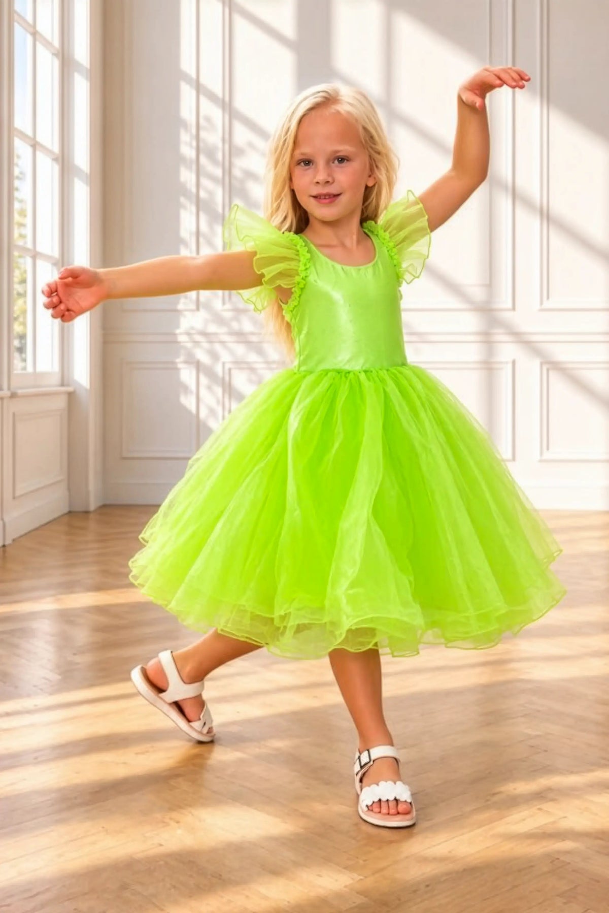Vestido Mágico Lumina Marfim Luar